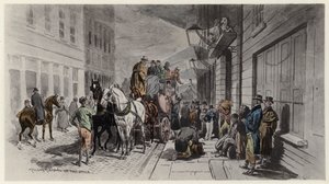 Mail-Coach Leaving the Post-Office by English School