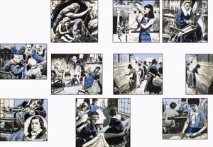 Making Clothes Through the Ages by English School