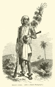 Malay Chief, after a Dutch Photograph