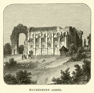 Malmesbury Abbey by English School