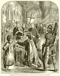 Manners of the Normans--Coronation of William the Conqueror by English School