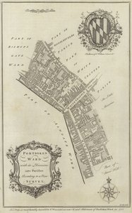 Map of Portsoken Ward, London