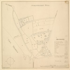Map of Strawberry Hill, London