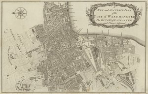 Map of the City of Westminster and the Duchy of Lancaster, London