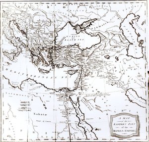 Map of the Eastern Part of the Roman Empire, from 