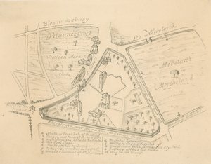 Map of the parish of St Giles in the Fields, London