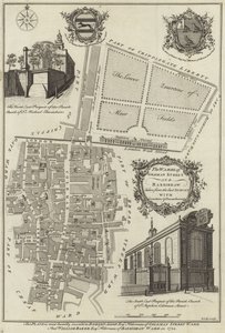Map of the Wards of Coleman Street and Bassishaw, London