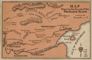 Map Showing the Course of the Truelove River by English School