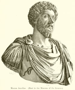 Marcus Aurelius (Bust in the Museum of the Louvre)