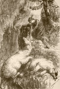 Marguerite de Roberval Shoots Two Bears on the Isle of Demons off Newfoundland