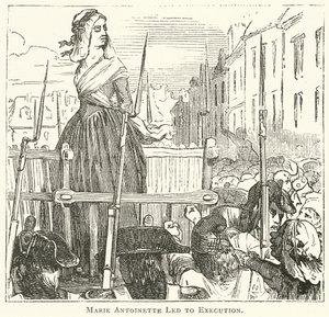 Marie Antoinette Led to Execution by English School