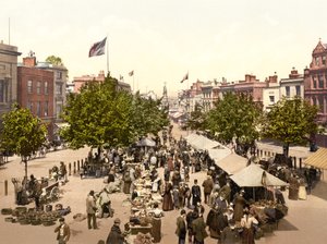 Market, the Parade, Taunton by English School