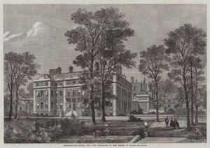 Marlborough House, the Town Residence of the Prince of Wales by English School