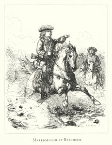 Marlborough at Blenheim by English School