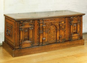 Marquetry Nonsuch chest