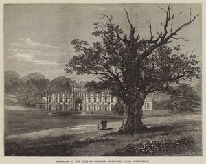 Marriage of the Duke of Norfolk, Donington Park, Derbyshire by English School