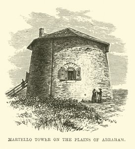 Martello Tower on the Plains of Abraham by English School