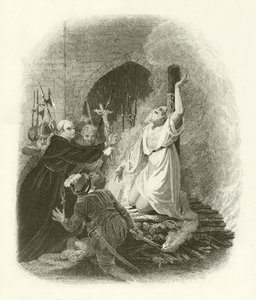Martyrdom of Cranmer by English School
