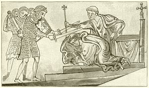 Martyrdom of S. Thomas of Canterbury by English School