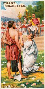 Martyrdom of St Alban, 304 AD by English School