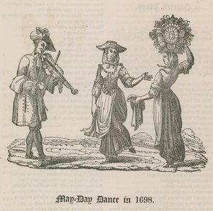 May Day dance in 1698 by English School