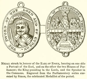 Medal Struck in Honour of the Earl of Essex by English School