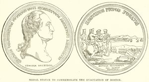Medal Struck to Commemorate the Evacuation of Boston by English School