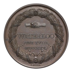 Medal commemorating the Battle of Waterloo