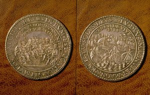 Medal commemorating the Defeat of the Spanish Armada by English School