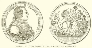Medal to Commemorate the Victory at Culloden by English School