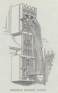 Mediaeval Knocker, France by English School