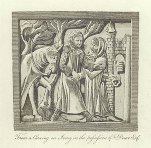 Medieval knight by English School