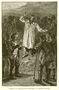 Meeting of Agricultural Labourers at Wootton Bassett by English School