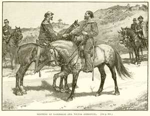 Meeting of Garibaldi and Victor Emmanuel by English School