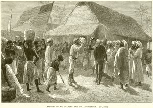 Meeting of Mr. Stanley and Dr. Livingstone by English School
