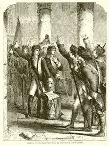 Meeting of the Irish Volunteers in the Church of Dungannon by English School