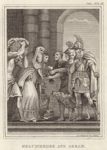 Melchizedek and Abram by English School
