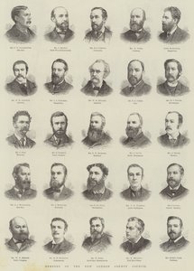 Members of the New London County Council by English School