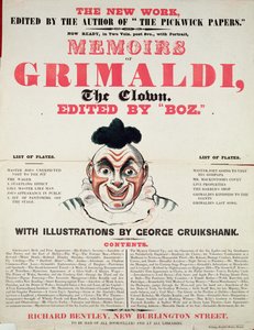 Memoirs of Grimaldi the clown, with illustrations by George Cruikshank, 1888