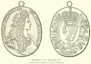 Memorial of William III by English School