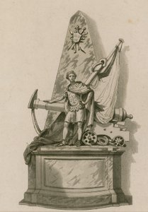Memorial to Admiral Holmes, Westminster Abbey, London by English School
