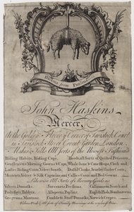 John Haskins Mercer, trade card