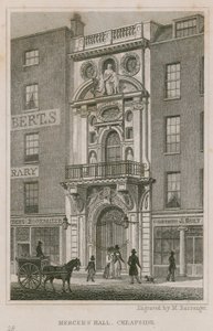 Mercers Hall, Cheapside, London by English School