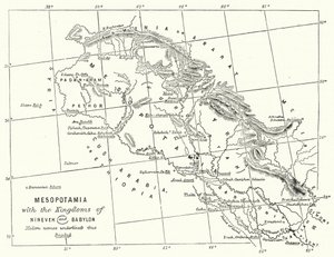 Mesopotamia with the Kingdoms of Nineveh and Babylon