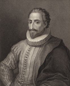 Miguel de Cervantes by English School