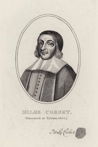 Miles Corbet (engraving) by English School