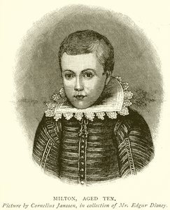 Milton, aged Ten by English School