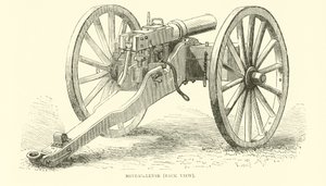 Mitrailleuse, Back View, August 1870 by English School