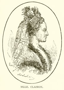 Mlle Clairon by English School