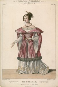 Mme Casimir in the Role of Antonia, Opera Comique